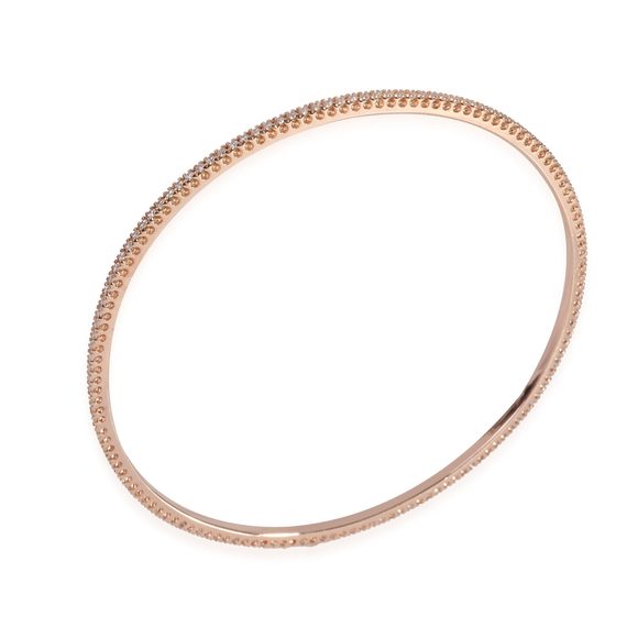La Reina Diamond Bangle in 18k Rose Gold 1 CTW - Picture 2 of 2